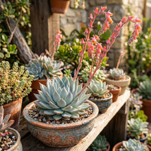 Echeveria Peacockii Succulent Seeds for Indoor & Outdoor Planting - Decorative Rosette Succulents for Containers