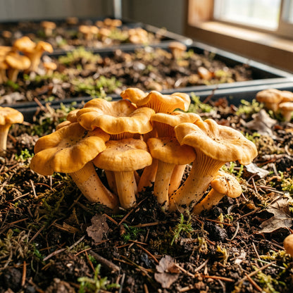 Chanterelle Growing Spores for Indoor Cultivation