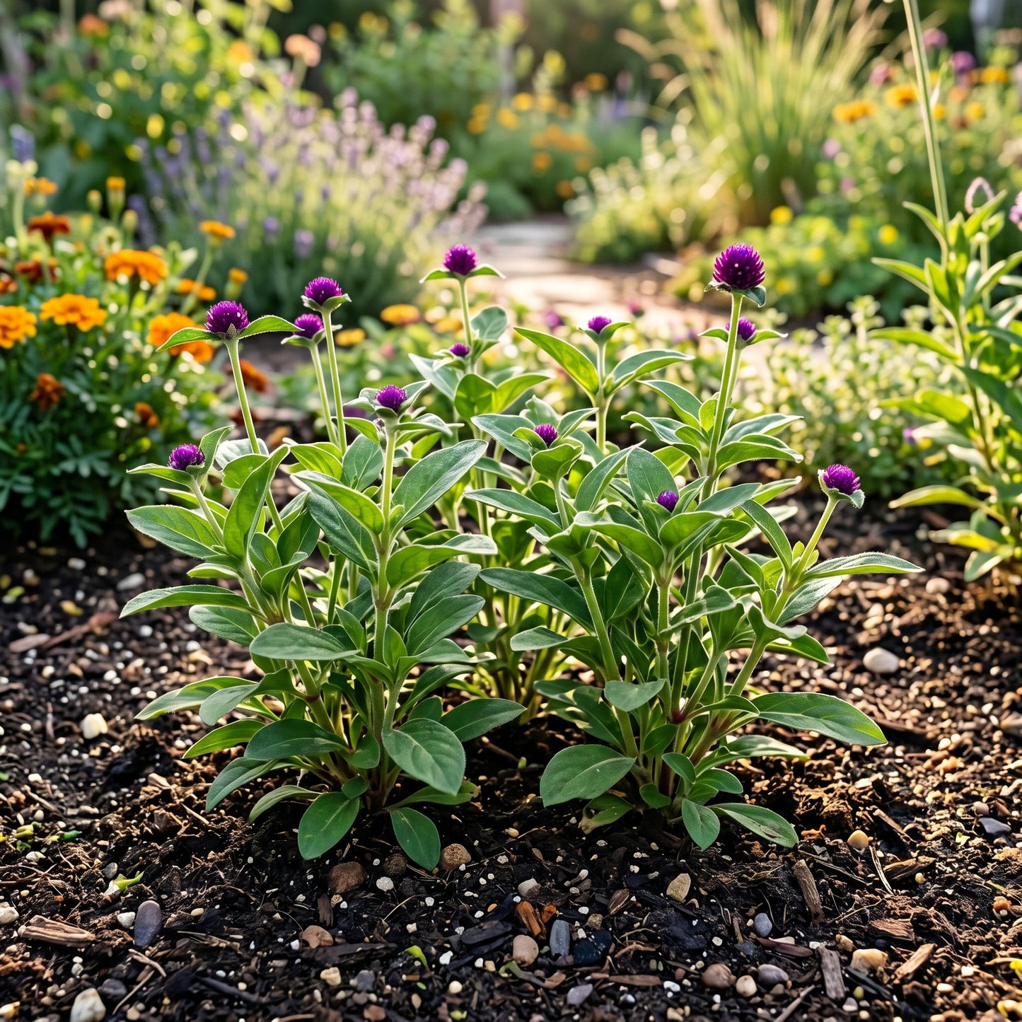 Purple Globe Amaranth Seeds – Gomphrena Flower Plant
