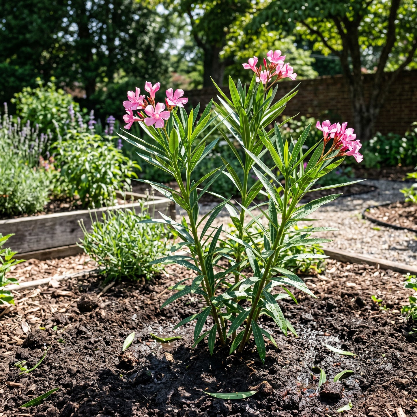Nerium Oleander Pink Shrub – Flowering Plant
