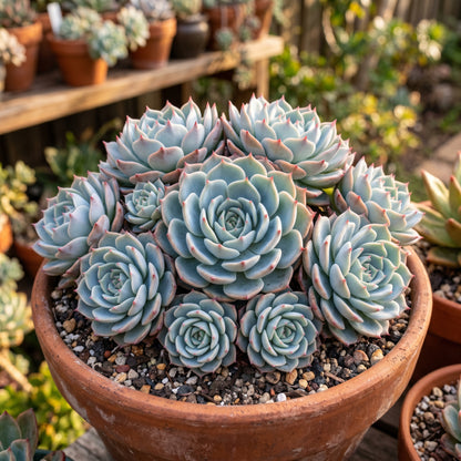 Echeveria Peacockii Succulent Seeds for Indoor & Outdoor Planting - Decorative Rosette Succulents for Containers