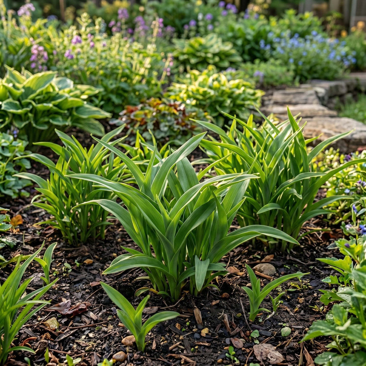 Spiderwort Flower Seeds for Pollinator Gardens - Blue Violet Perennial Blooms for Borders & Outdoor Landscapes