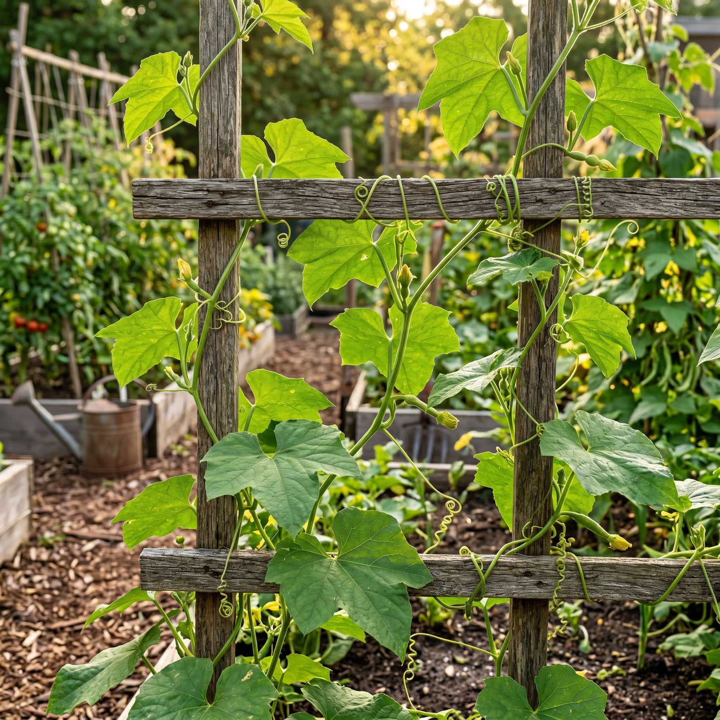 Luffa Gourd Seeds for Trellis Gardens