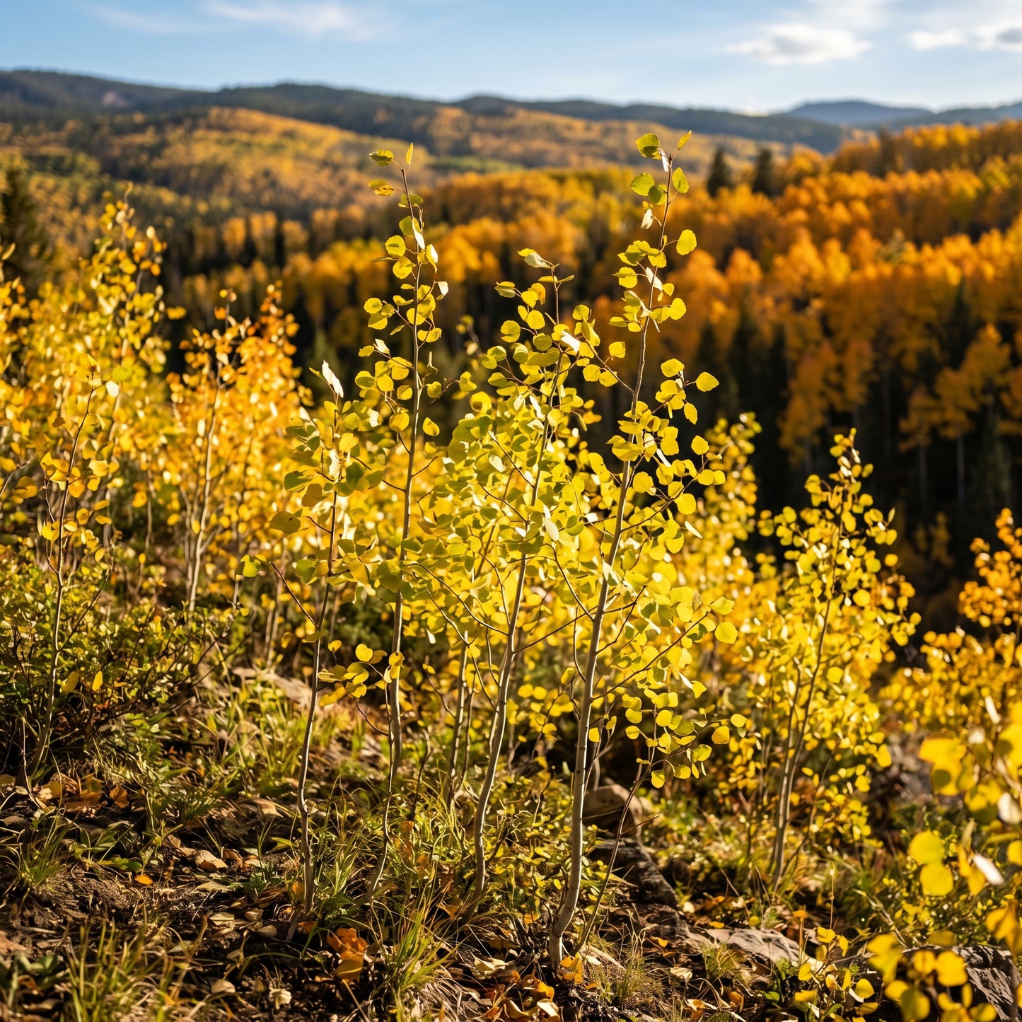 Golden Aspen Tree Seeds for Landscapes
