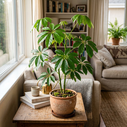 Umbrella Tree Seeds (Schefflera actinophylla) – Houseplant Green Foliage Seeds