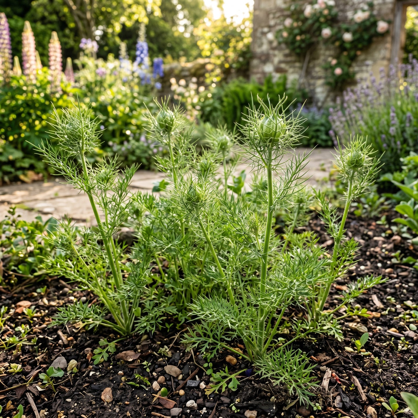 Love in a Mist Seeds (Nigella damascena) – Mixed Nigella Flower Seeds