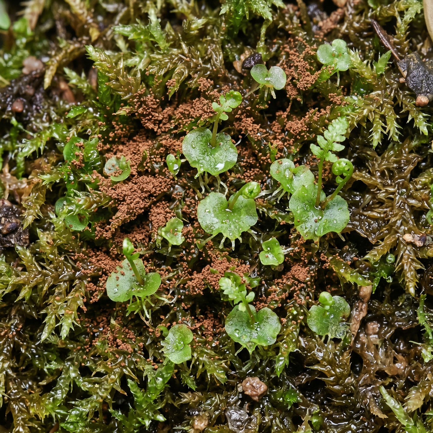 Western Swordfern Spores (Polystichum munitum) Fern Planting Material for Garden and Indoor Green Foliage