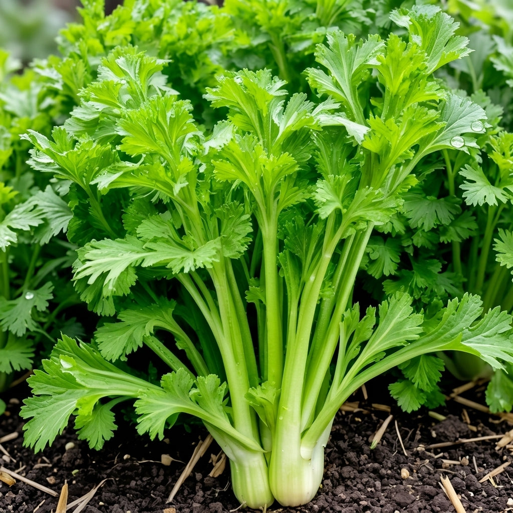 Tall Utah Celery Seeds Apium graveolens – Heirloom Crisp Stalk Vegetable Seeds