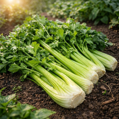 Tall Utah Celery Seeds Apium graveolens – Heirloom Crisp Stalk Vegetable Seeds