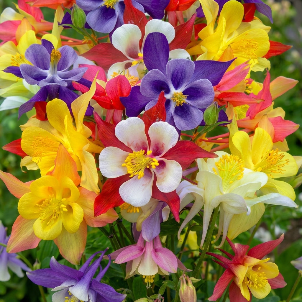 Columbine Aquilegia Flower Mix – Colorful Perennial Flower Seeds