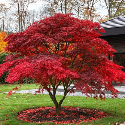 Red Japanese Maple Tree Seeds Acer palmatum Atropurpureum – Ornamental Red Foliage Maple Seeds
