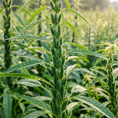 White Sesame Seeds for Planting – Gingelly Til Sesamum indicum Heirloom Oilseed Seeds