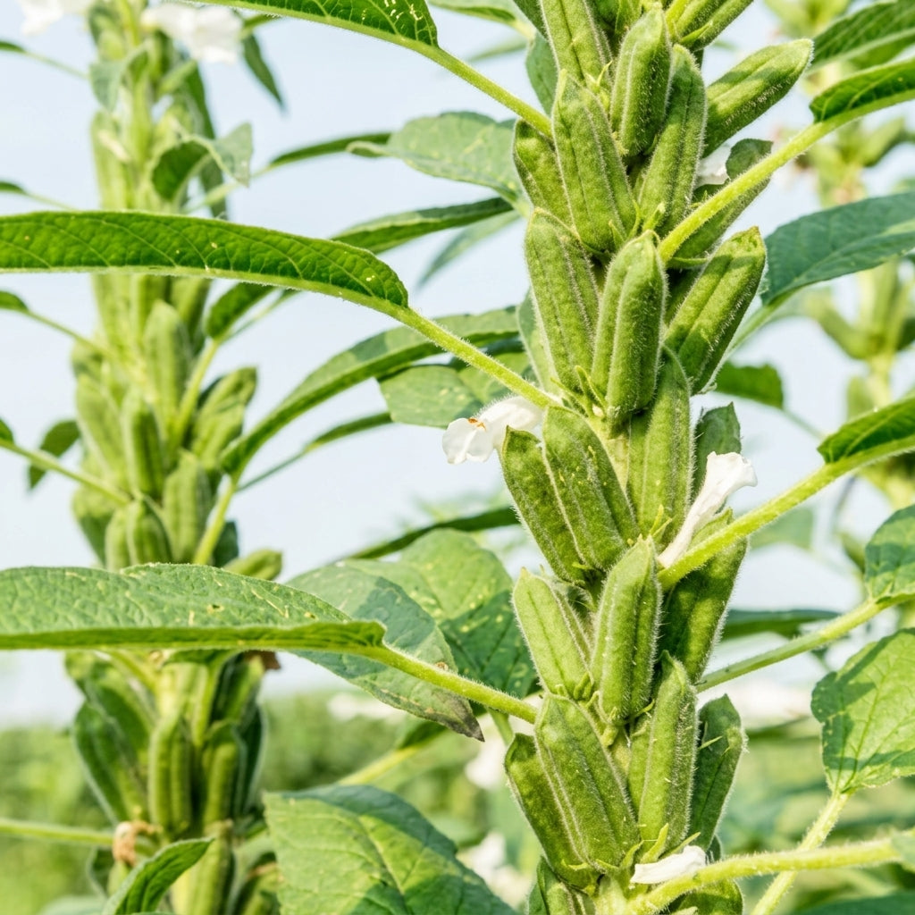 White Sesame Seeds for Planting – Gingelly Til Sesamum indicum Heirloom Oilseed Seeds