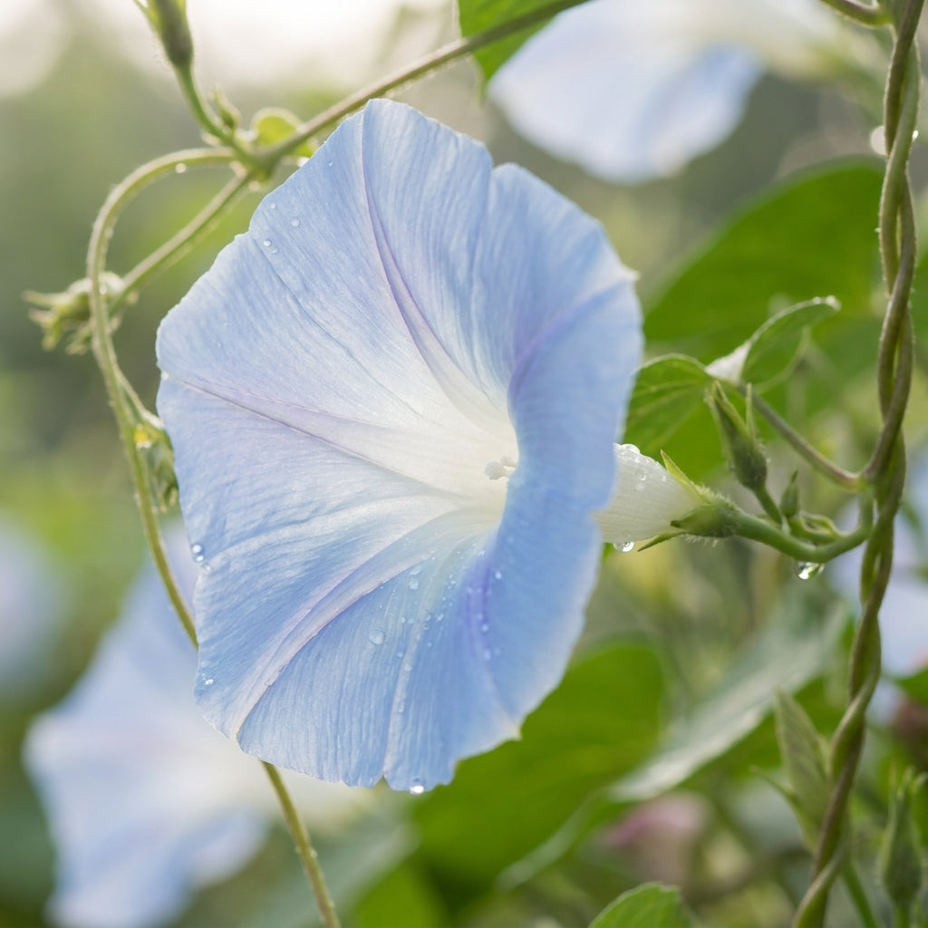 Ipomoea purpurea Dacapo Light Blue Flower Seeds for Planting