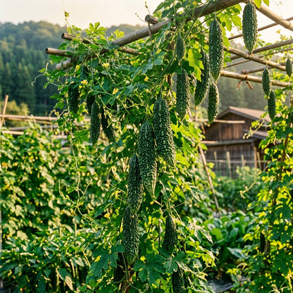 Japanese Bitter Gourd Seeds – Heirloom Bitter Melon Seeds