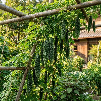 Japanese Bitter Gourd Seeds – Heirloom Bitter Melon Seeds