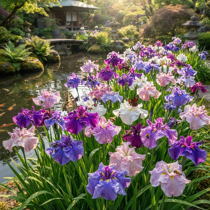 Japanese Iris Ensata Seeds for Planting
