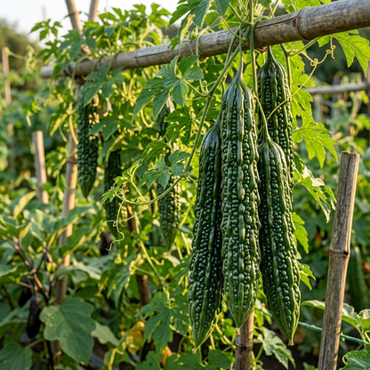 Bitter Melon Japanese Long Seeds – Heirloom Vegetable Seeds