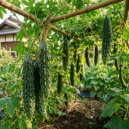 Bitter Melon Japanese Long Seeds – Heirloom Vegetable Seeds