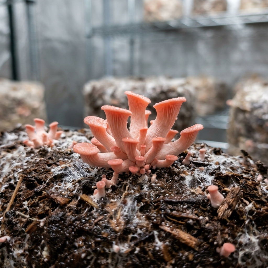 Pink Oyster Mushroom Seeds