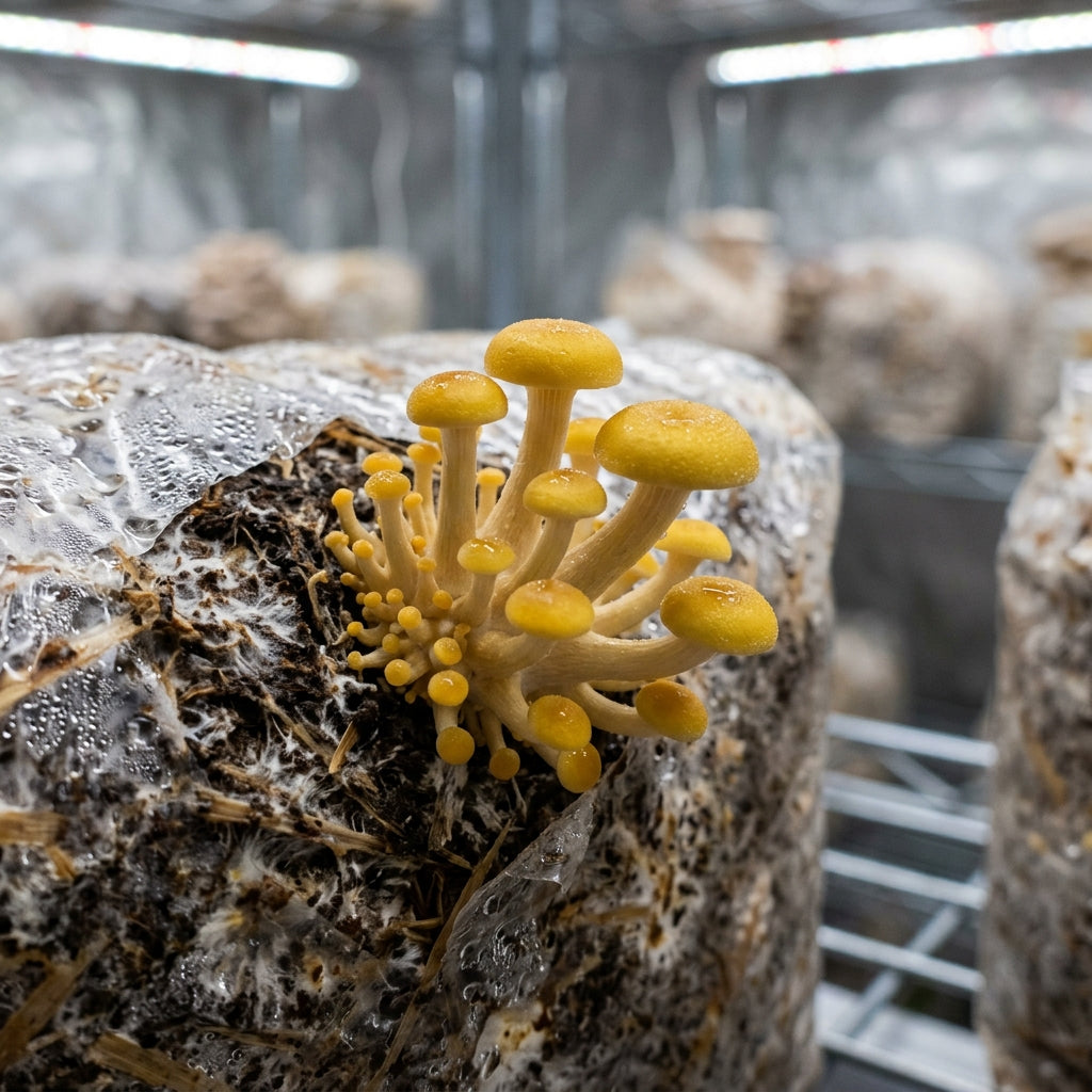 Yellow Gold Oyster Mushroom Seeds