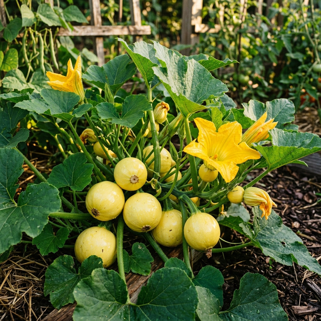 Lemon Summer Squash Seeds – Yellow Squash Seeds for Home Garden