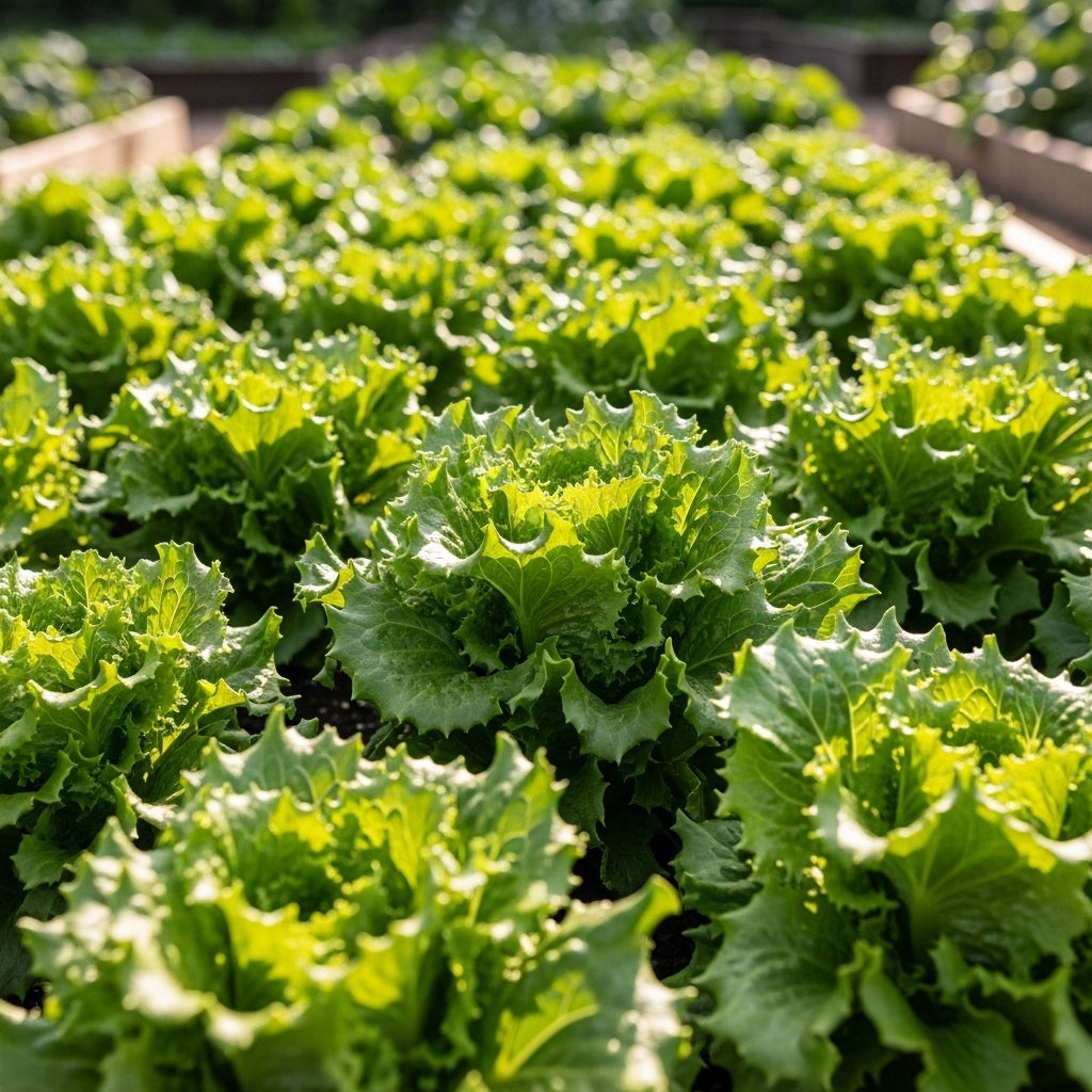 Black Seeded Simpson Lettuce Seeds for Vegetable Gardens