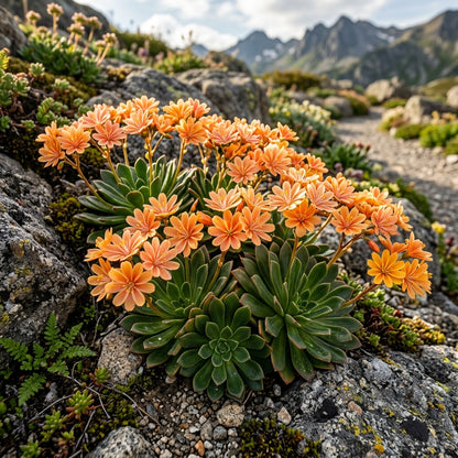 Lewisia Longipetala Little Mango Alpine Flower Seeds For Planting