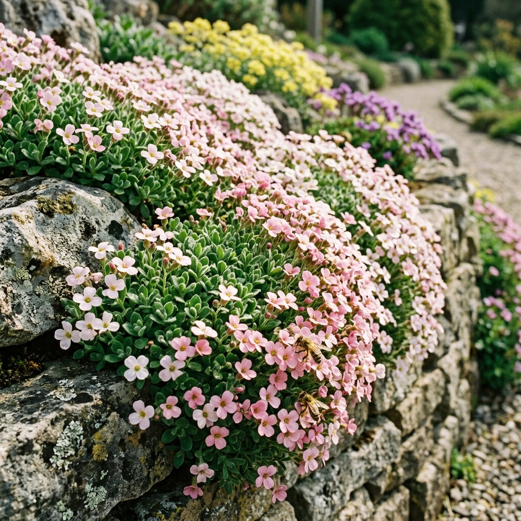 Light Pink Rock Cress Flower Seeds for Garden Planting