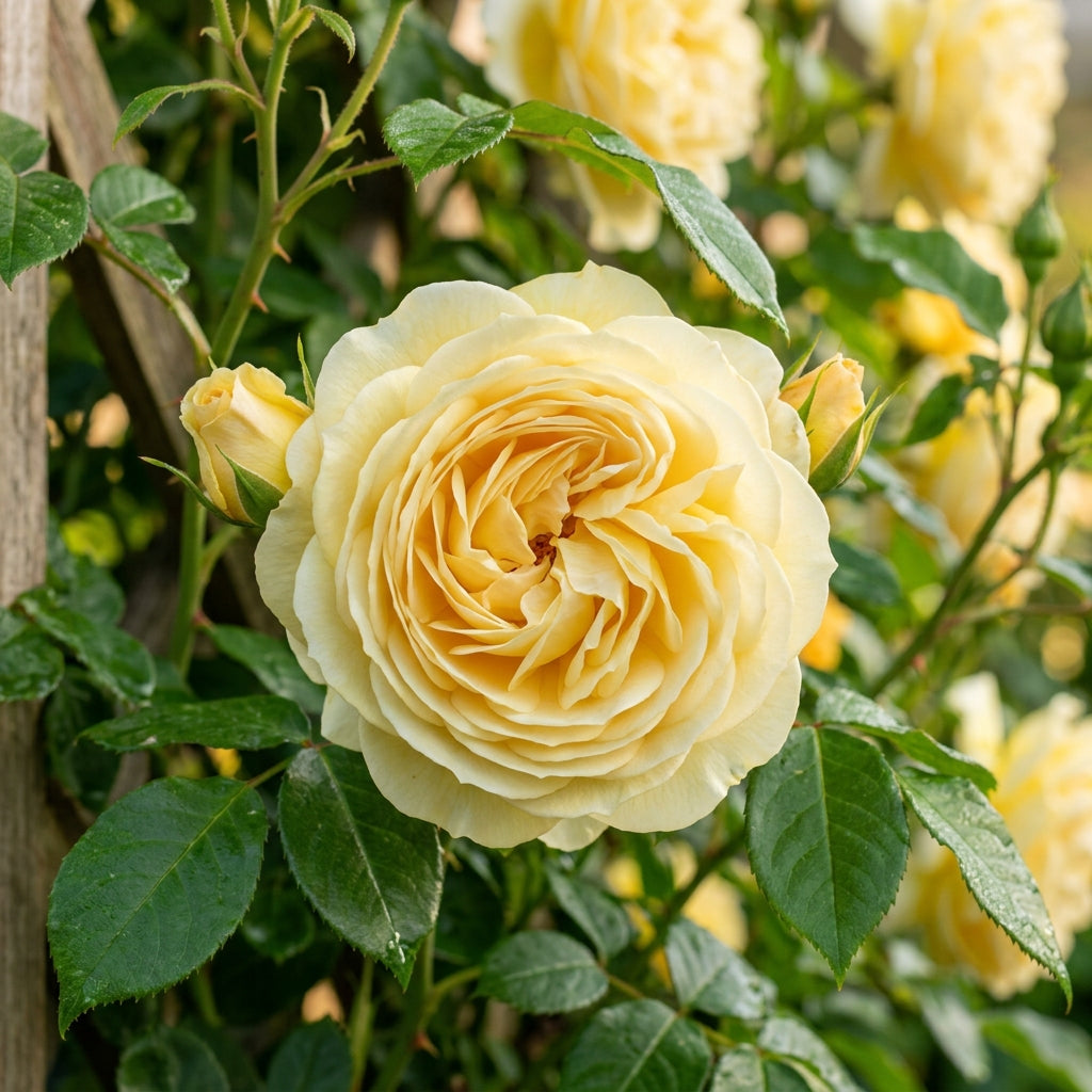 Light Yellow Climbing Rose Seeds for Garden Planting