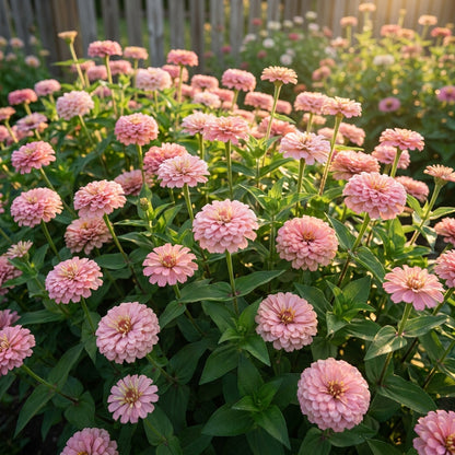 Light Pink Zinnia Flower Seeds for Planting