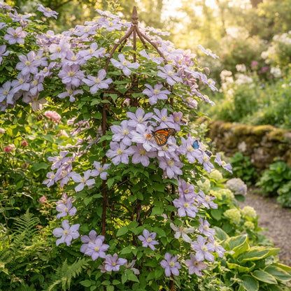 Light Purple Clematis Flower Seeds for Planting