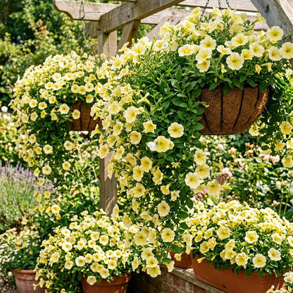 Light Yellow Petunia Seeds for Garden Planting