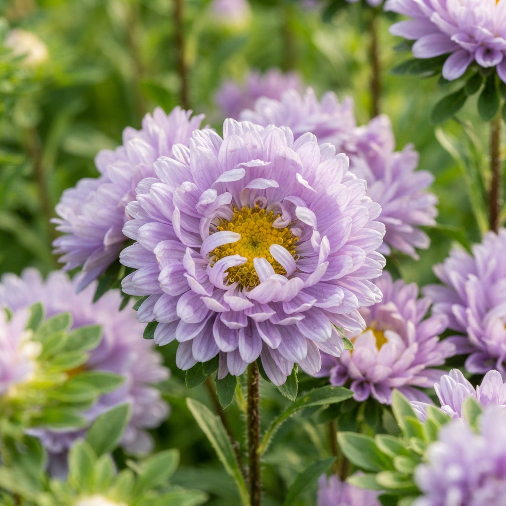 Lilac Aster Flower Seeds for Garden Planting