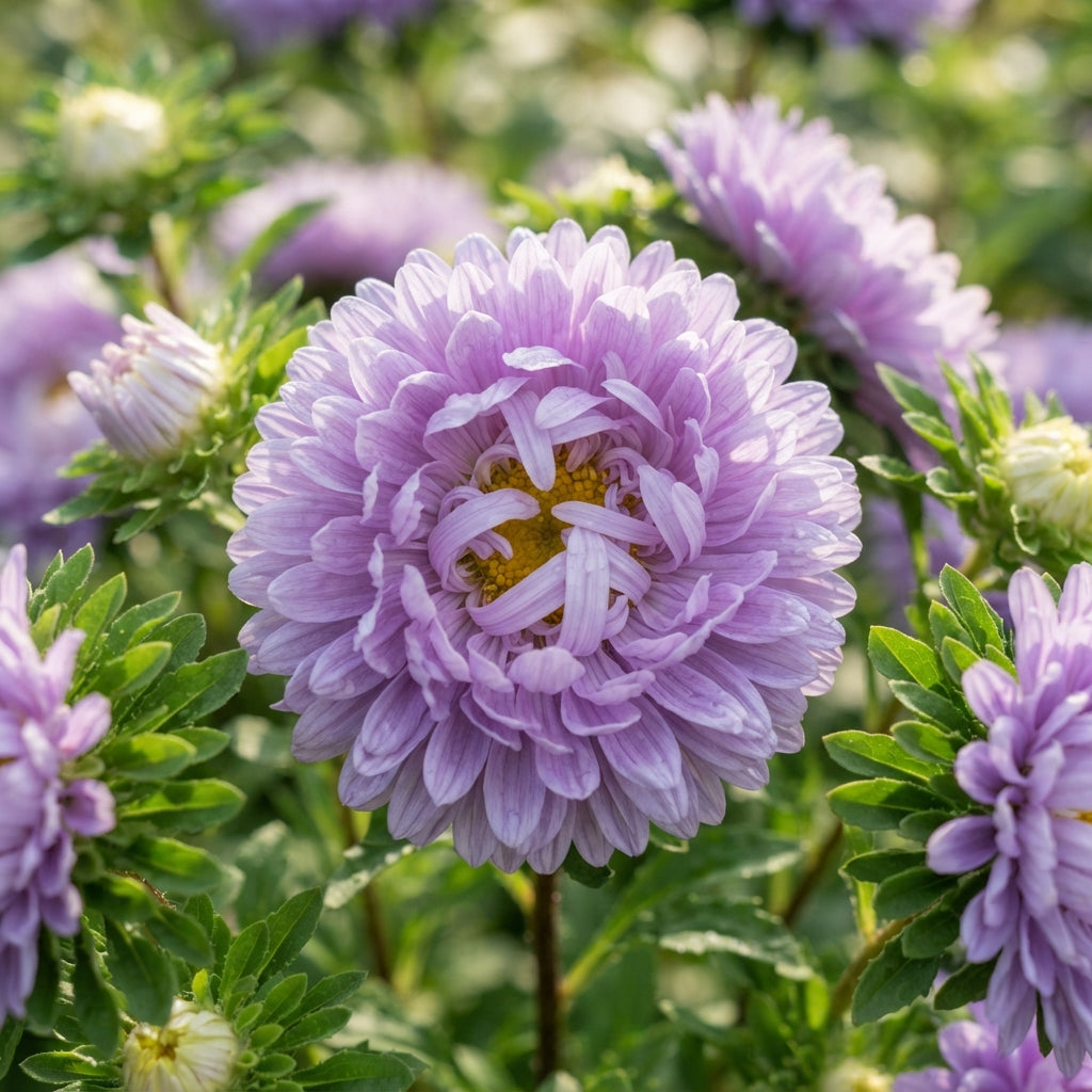 Lilac Aster Flower Seeds for Garden Planting