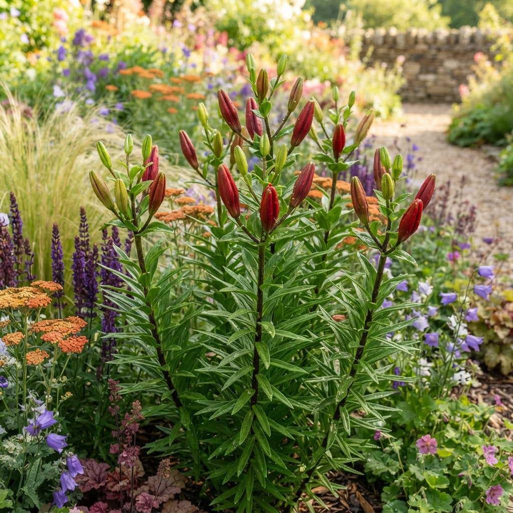 Lilium Asiatic Red Seeds for Garden Planting