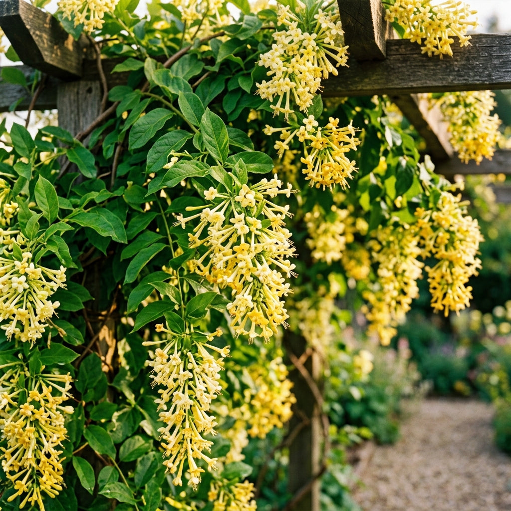 Lily Scented Creeper Light Yellow Flower Seeds for Planting