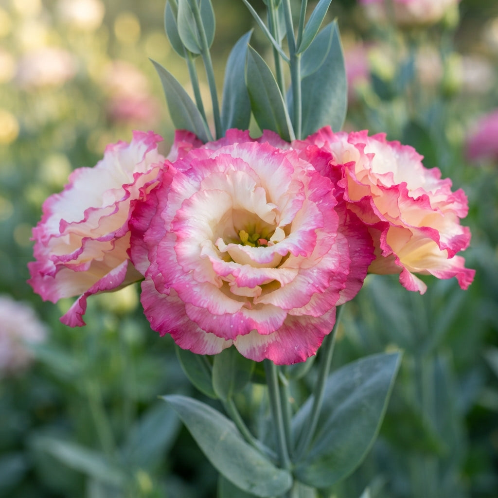 Lisianthus Rosita Pink Flash Seeds for Gardens and Bouquets