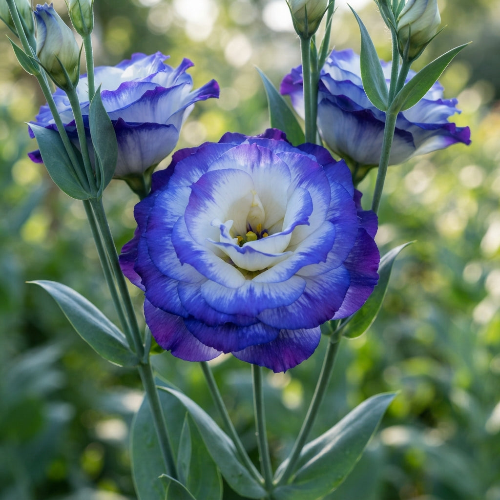 Lisianthus Rosita 2 Blue Flash Seeds for Gardens and Bouquets