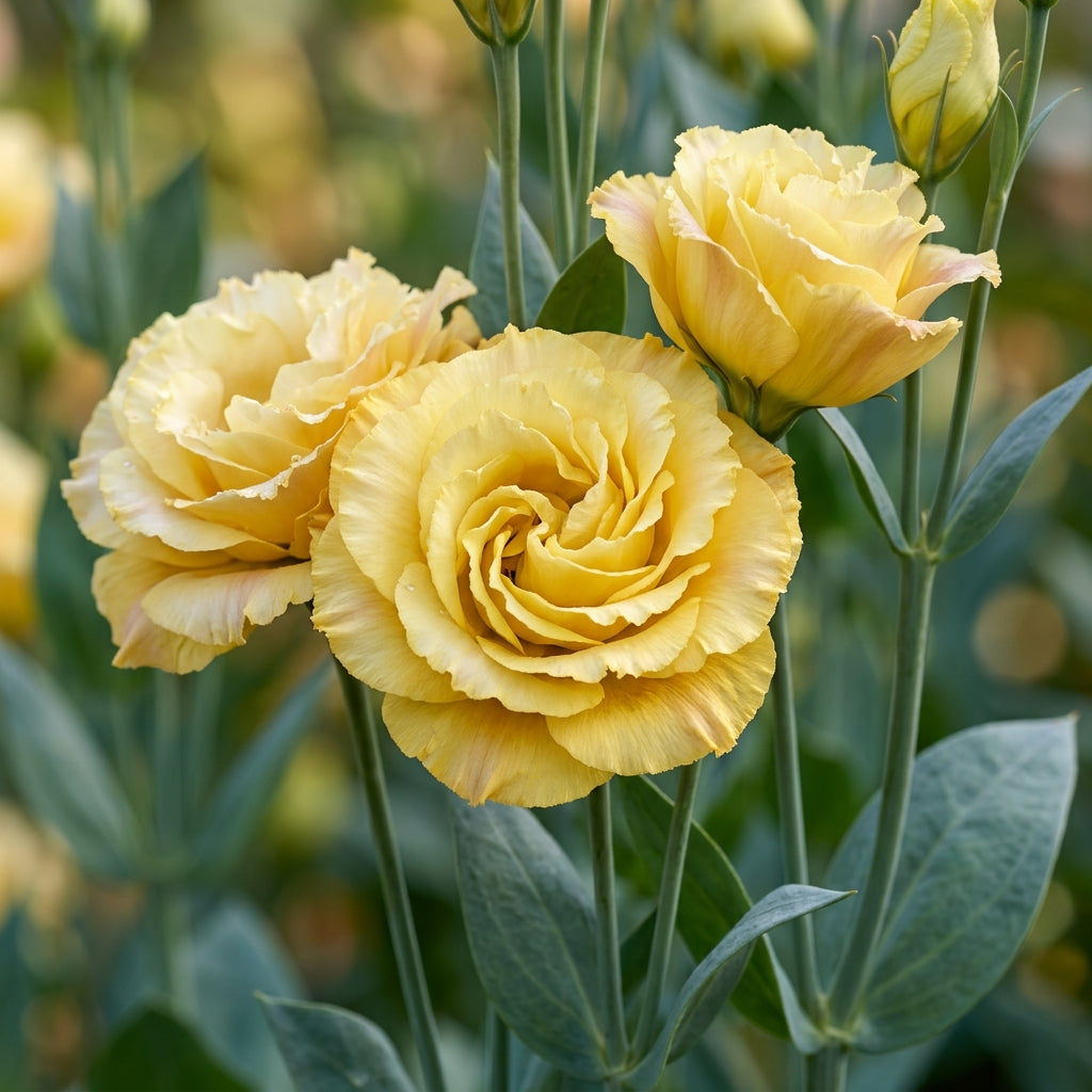 Lisianthus Rosita 2 Yellow Seeds for Gardens and Bouquets