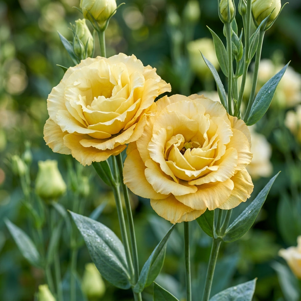 Lisianthus Rosita 2 Yellow Seeds for Gardens and Bouquets