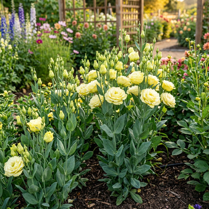 Lisianthus Rosita 2 Yellow Seeds for Gardens and Bouquets