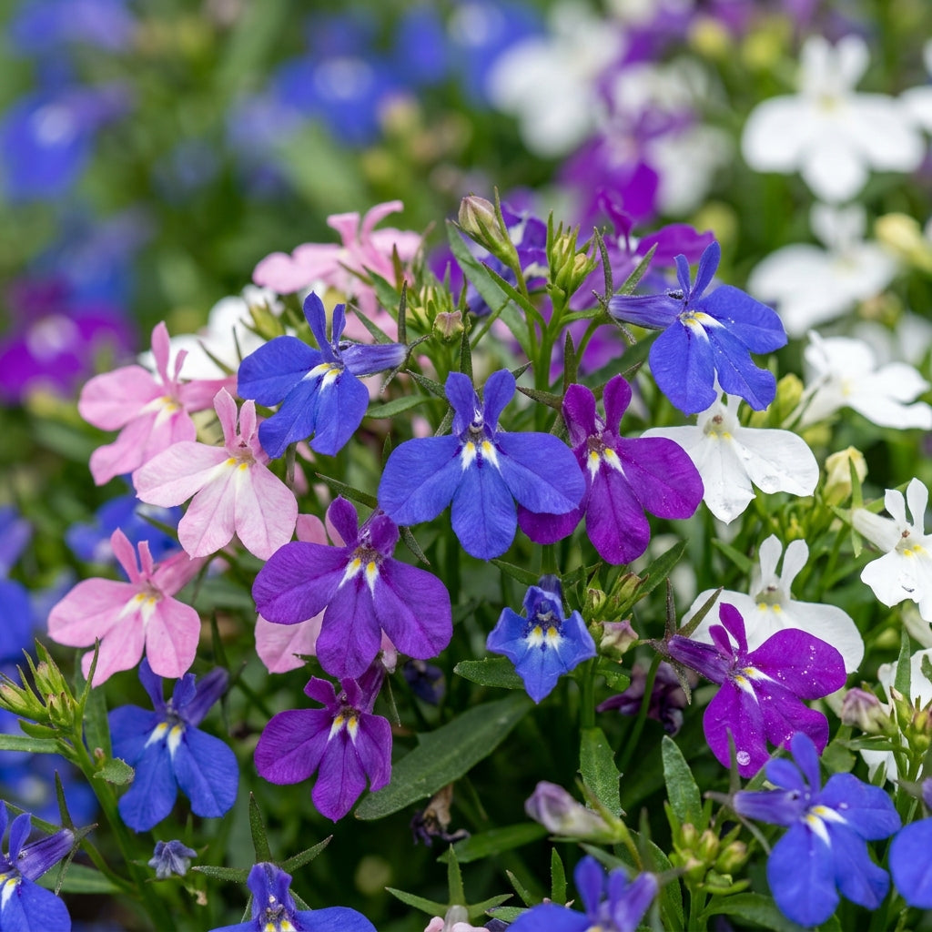 Lobelia Erinus Flower Seeds for Borders & Container Gardens