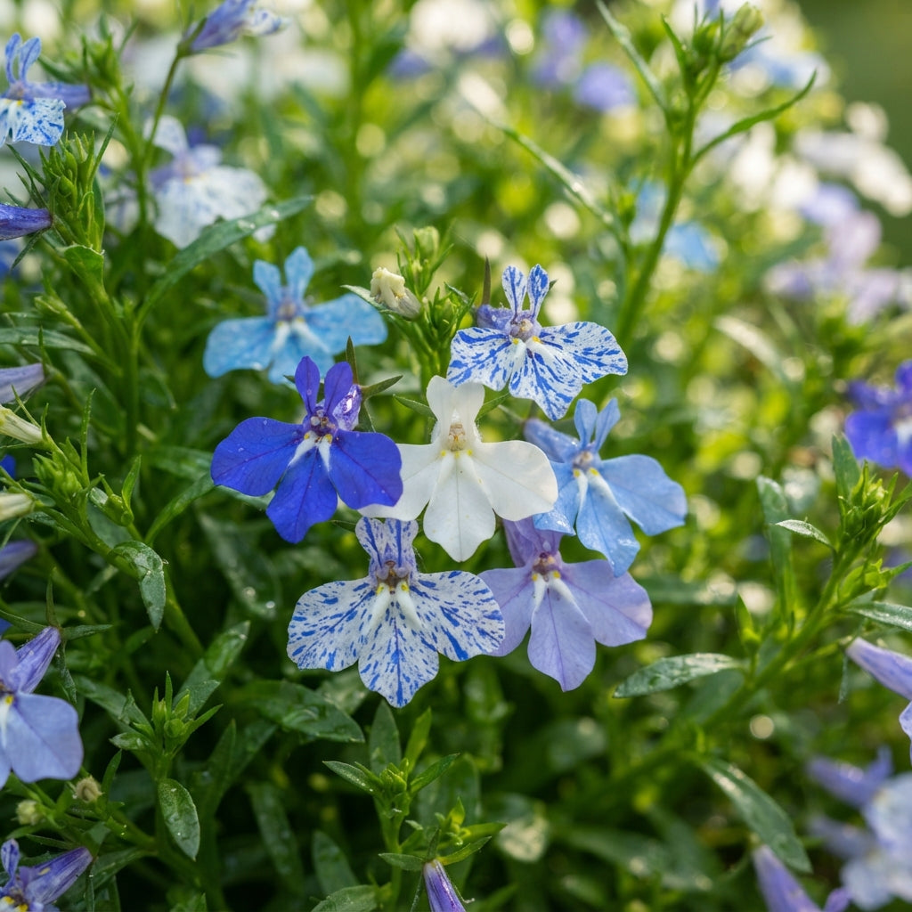 Riviera Blue Splash Lobelia Seeds for Garden Planting