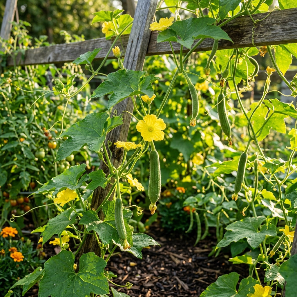 Heat and Cold Tolerant Loofah Seeds – Loofah Seeds for Home Garden