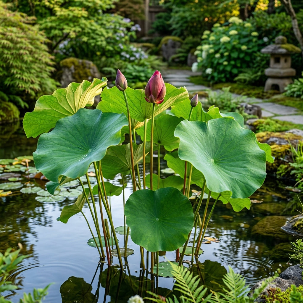 Crimson Aquatic Lotus (Nelumbo nucifera) Seeds for Planting