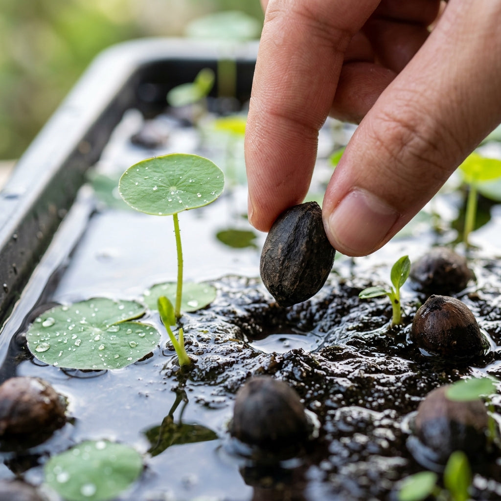 Black Lotus Seeds – Nelumbo nucifera Ornamental Lotus
