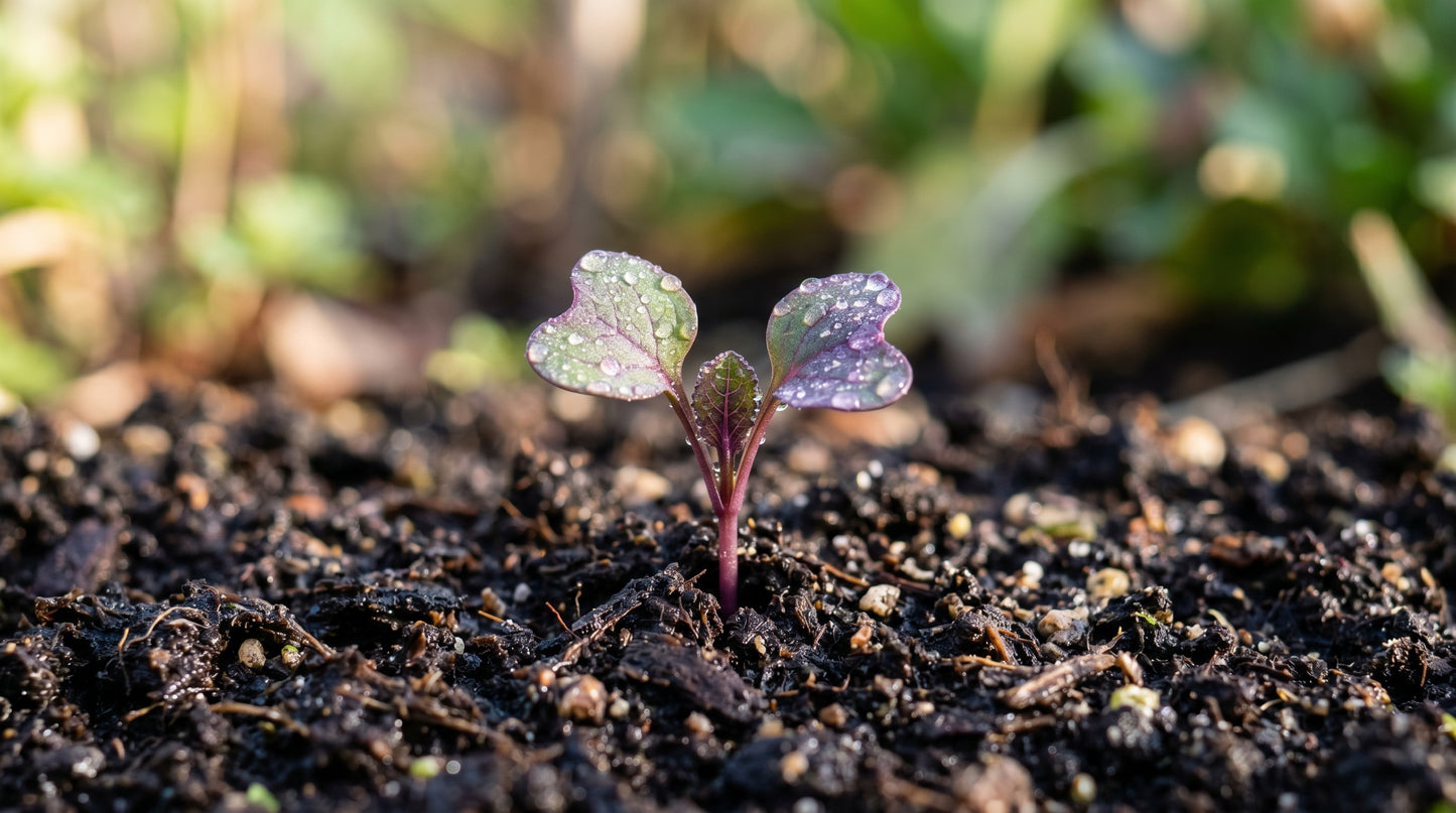 Purple Chinese Cabbage Seeds for Home Gardening