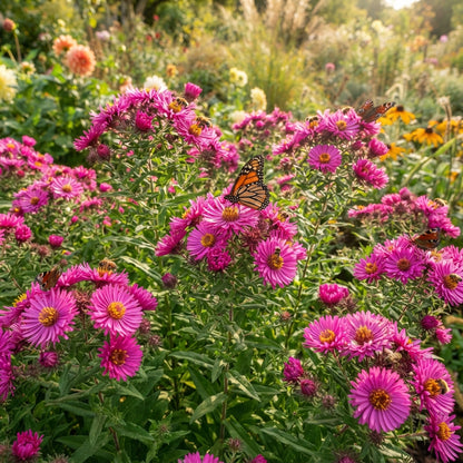 Magenta Aster Flower Seeds for Garden Planting