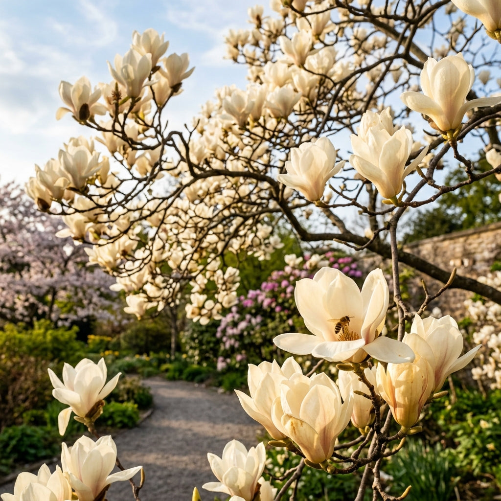 Magnolia Yulan Tulip Tree Flower Seeds - Magnolia Flower Seeds for Garden